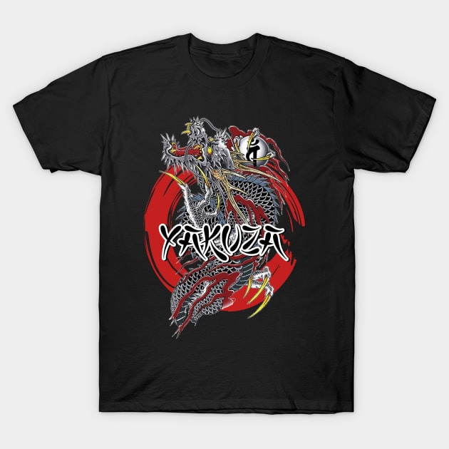 Yakuza Dragon T-Shirt by Bentonhio